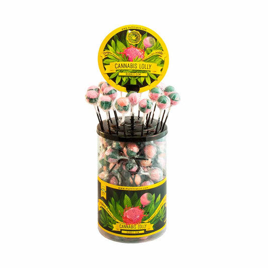 Cannabis lollipops Bubblegum THC free (100pcs/display) ED2162