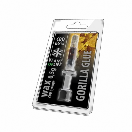 CBD WAX 66% GORLILA GLUE 0,5ML