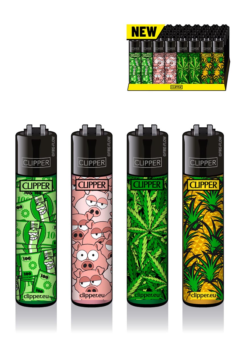 CLIPPER Lighters Mixed Pattern #1