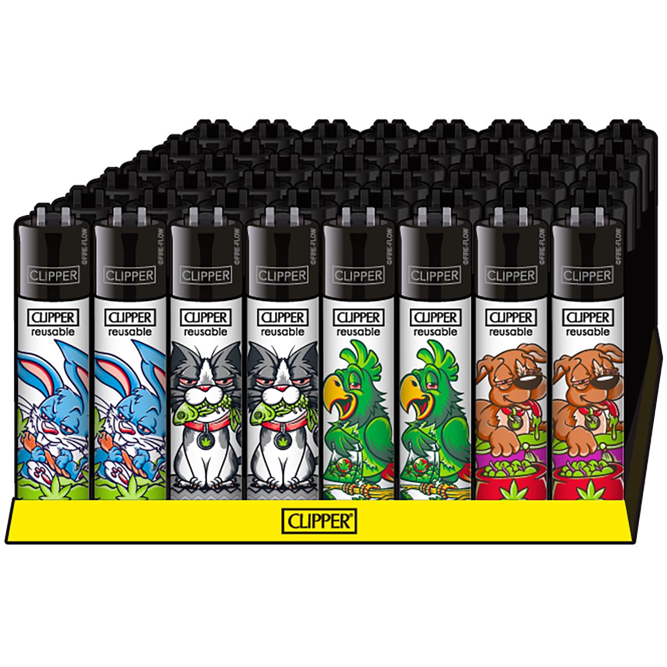 CLIPPER Lighters STONED ANIMALS