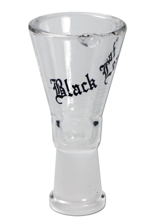 Black Leaf Glass Bowl