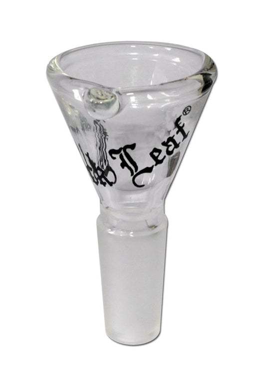 Black Leaf Glass Bowl