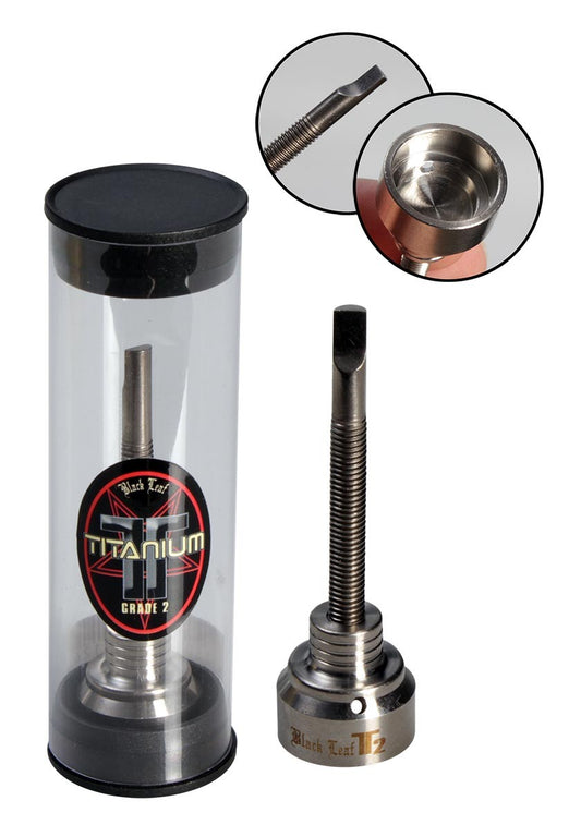 Black Leaf T2 Titanium Carb Cap Dabber mini