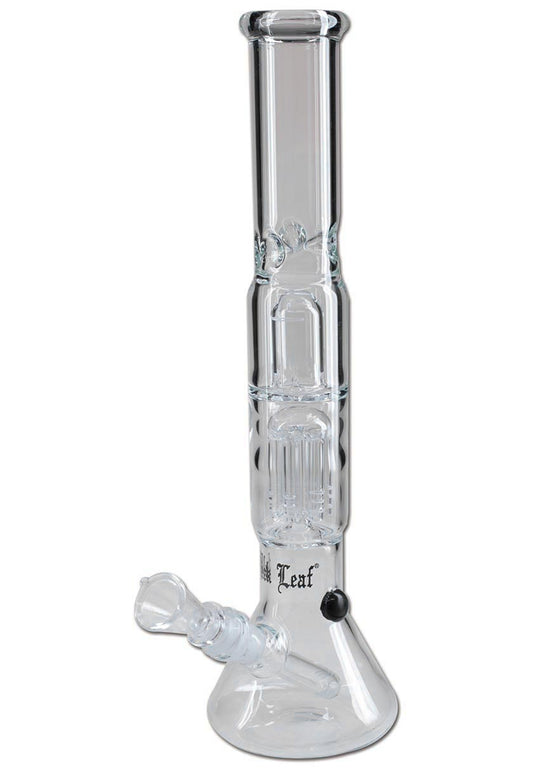 Black Leaf Ice Bong 6-Arm Percolator