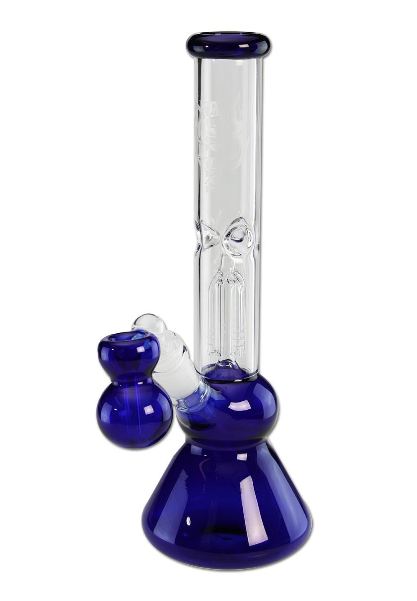Black Leaf Fly Ice Bong 4-Arm Percolator