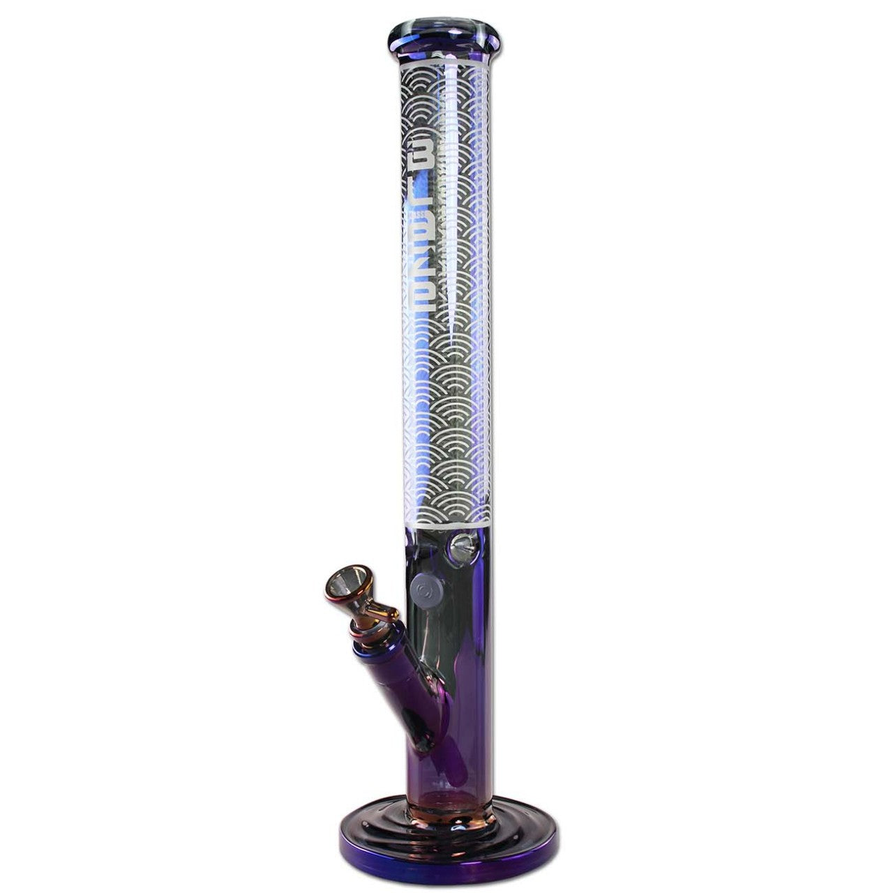 BLAZE Ice Bong Rainbow Effect blue/lilac