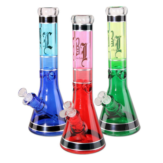 Black Leaf Beaker Bong Ice
