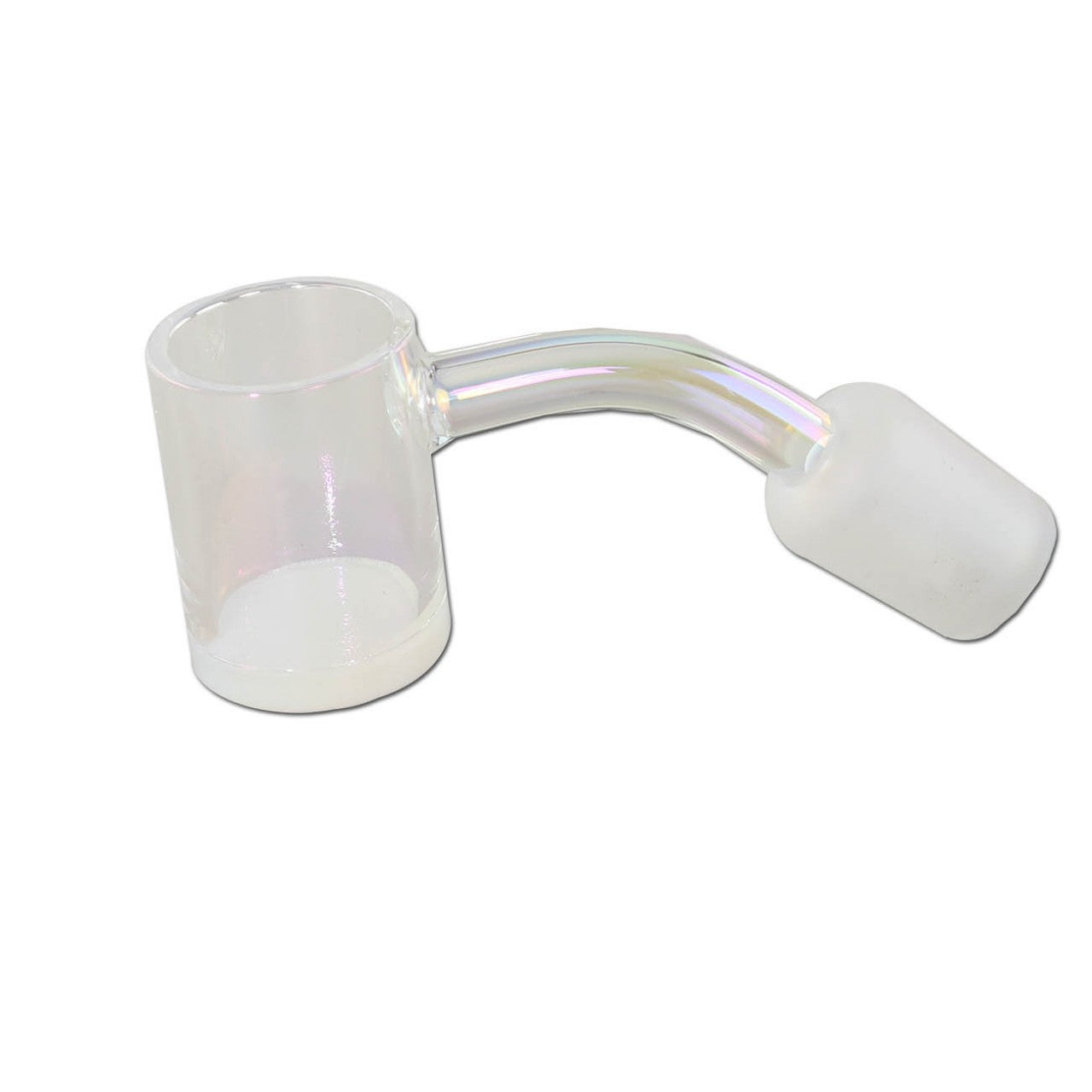 Quartz Banger with Rainbow Effect clear