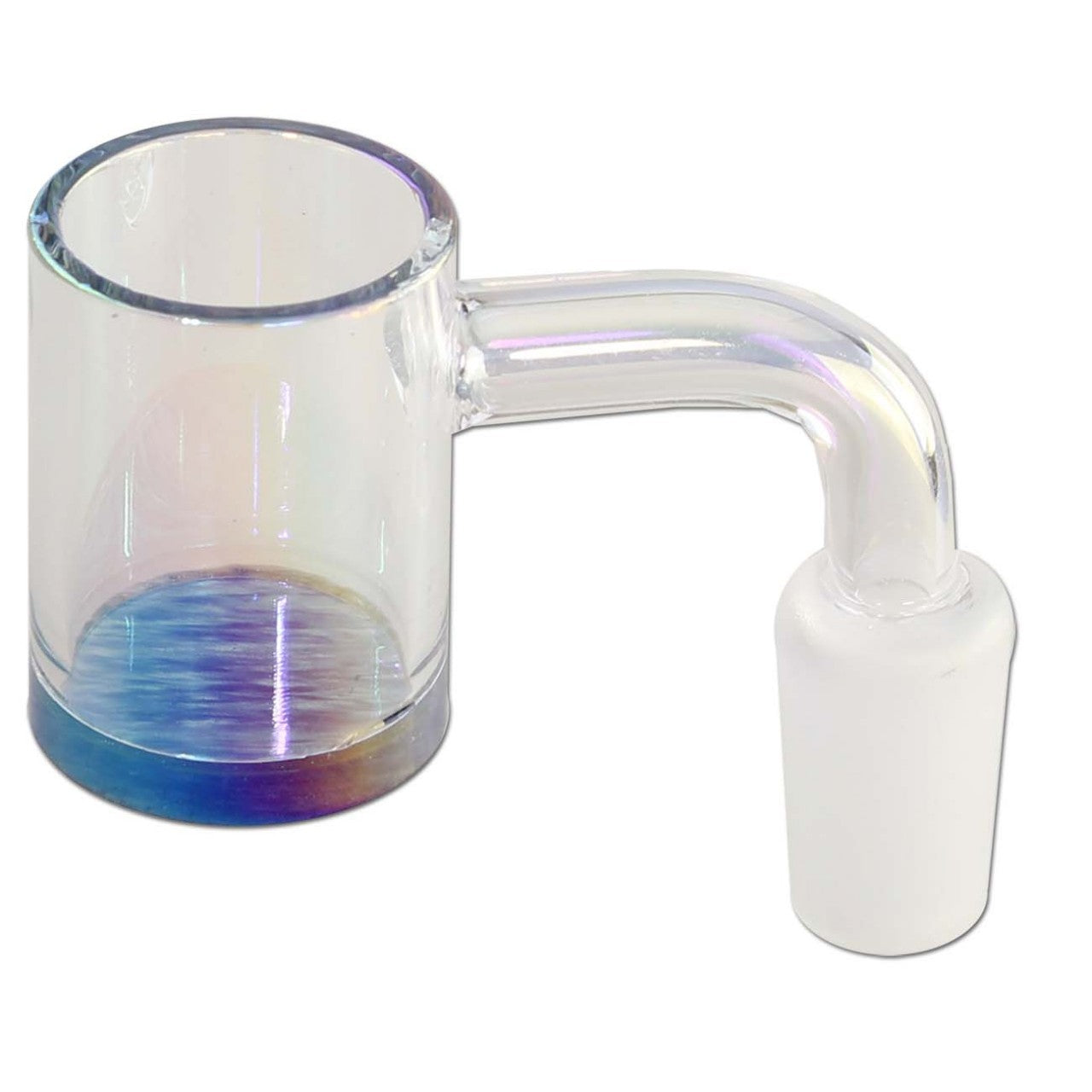 Quartz Banger with Rainbow Effect clear