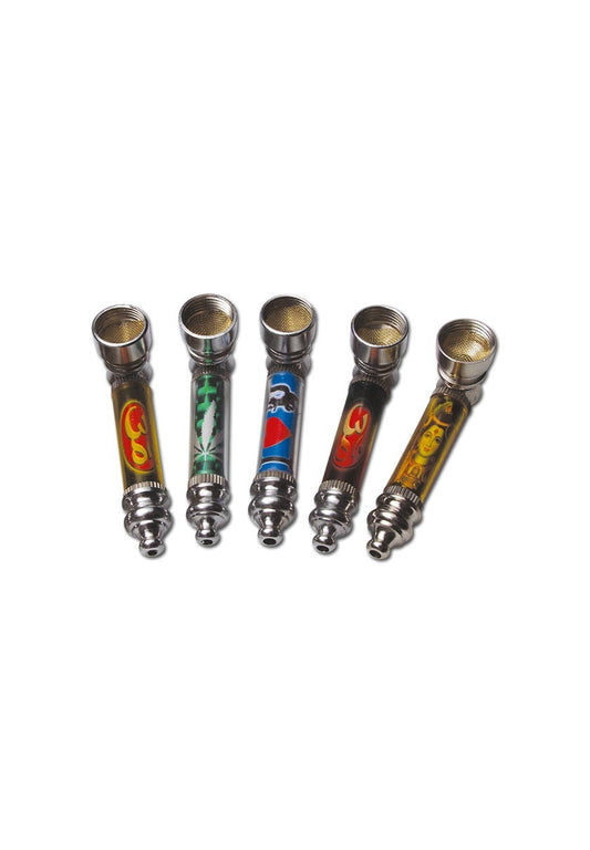 Screwable Smoking Pipe Set various Designs