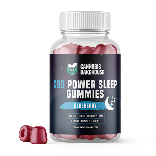 Cannabis Bak Power Sleep 15mg CBD Gummies + Melatonine (60 gummies)