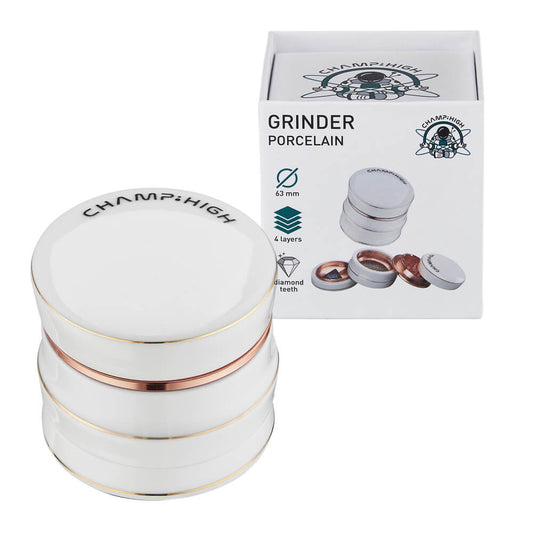 Champ High Porcelain Grinder White