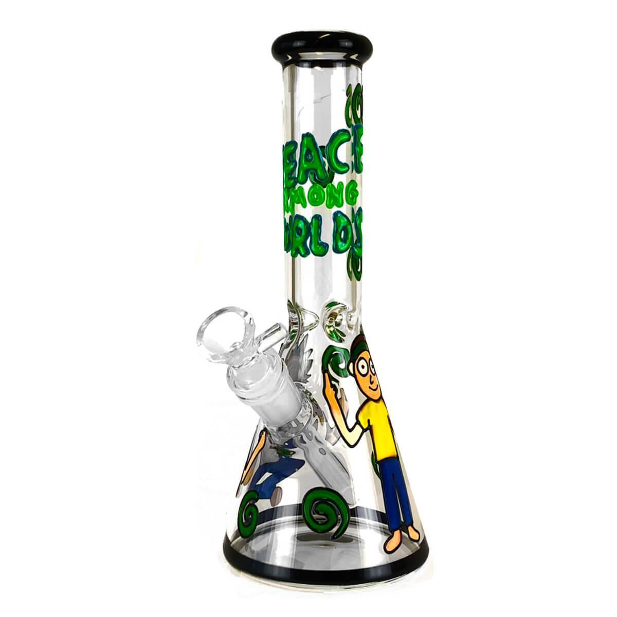 Cartoon Boy Handcrafted Glass Bong 25cm 35710